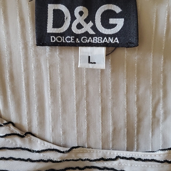 Dolce & Gabbana grey embellished shirt - Picture 6 of 7